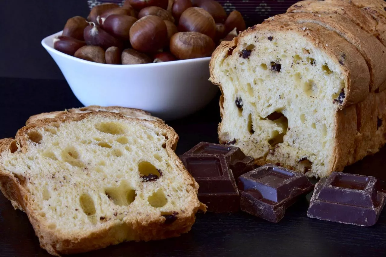 Bauletto castagne e cioccolato