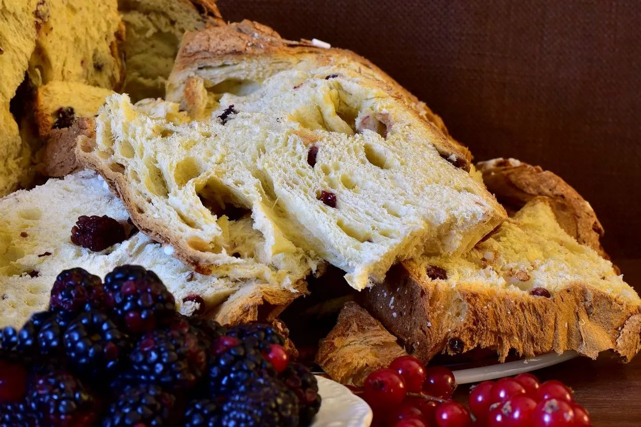 Artisanal Colomba with berries 