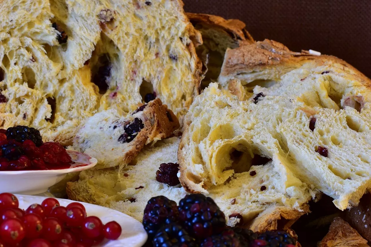 Artisanal Colomba with berries 