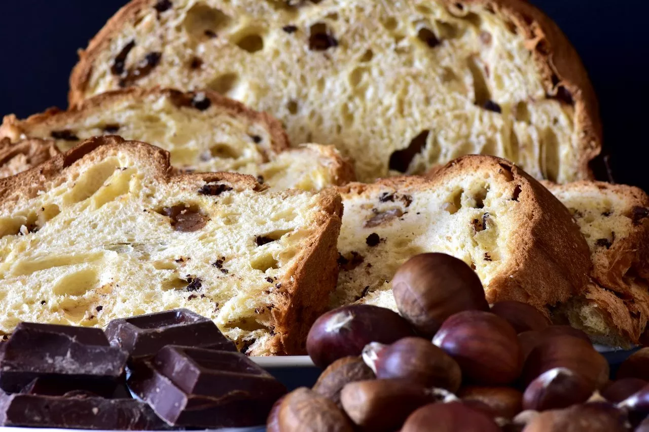 Panettone artigianale castagne e cioccolato