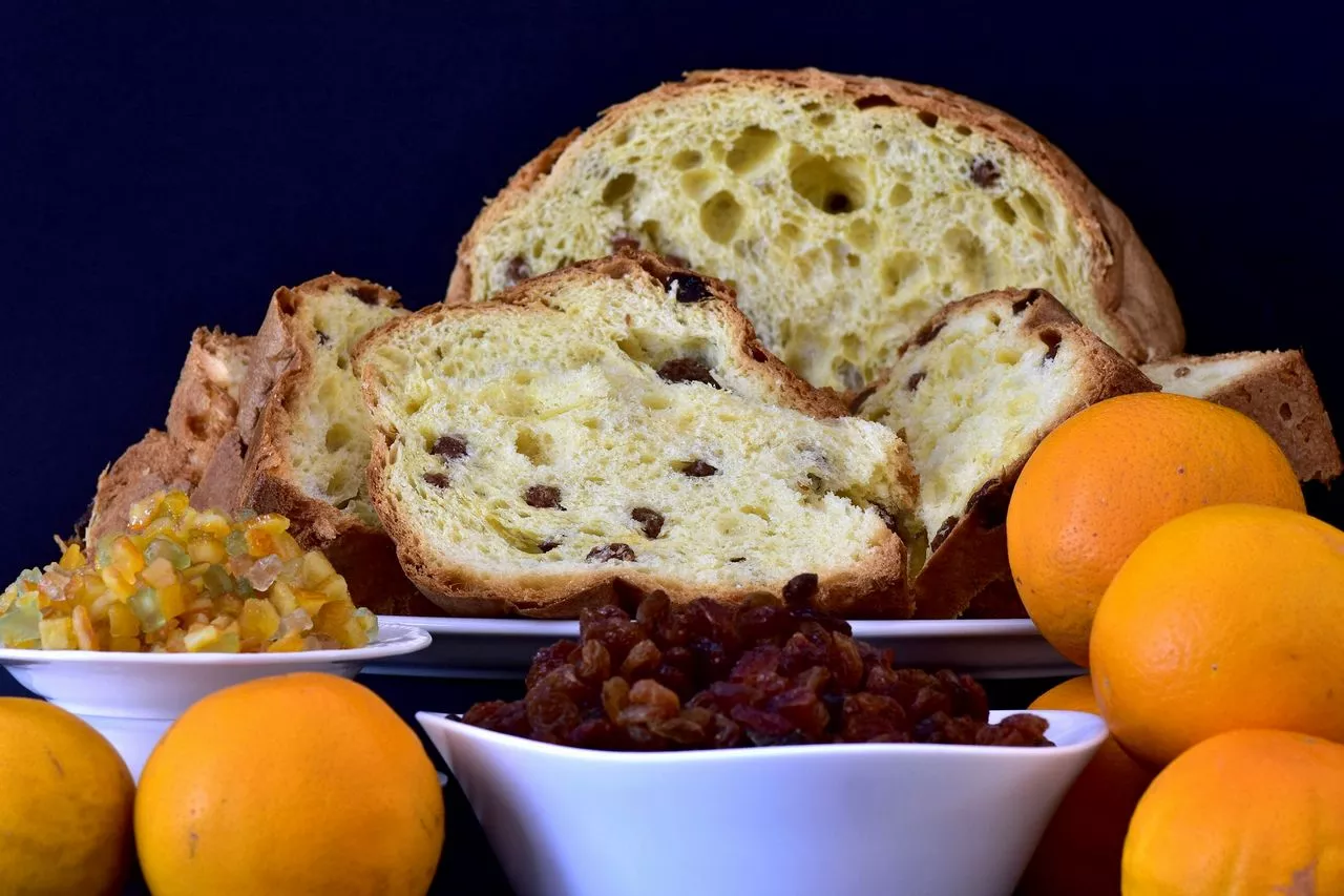 Traditional panettone